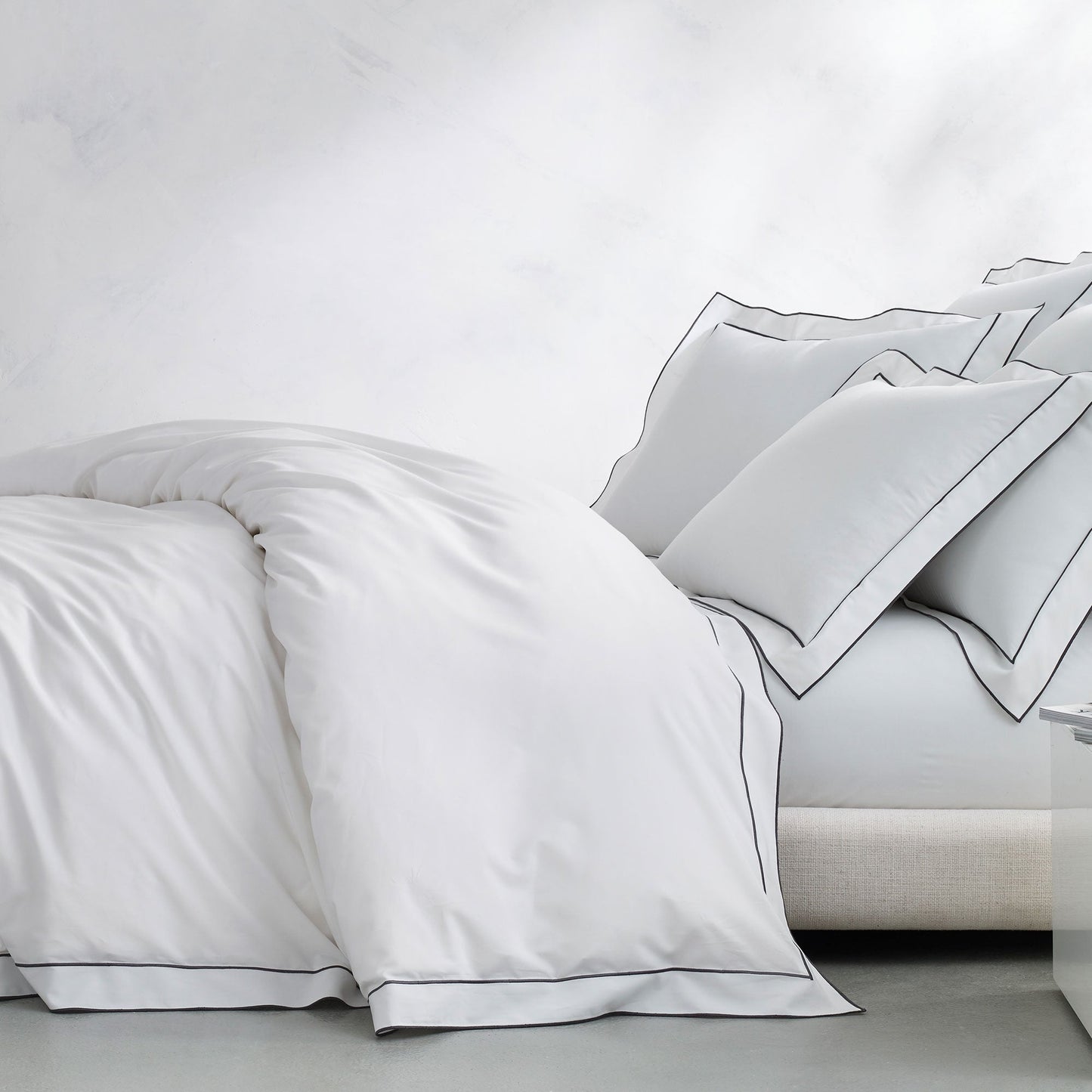 Salerno Embroidered Percale Duvet