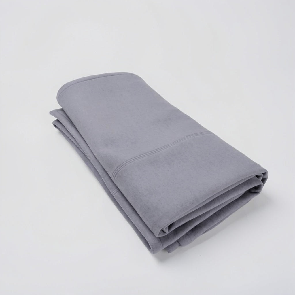 100% Cashmere Coverlet - Steel Grey